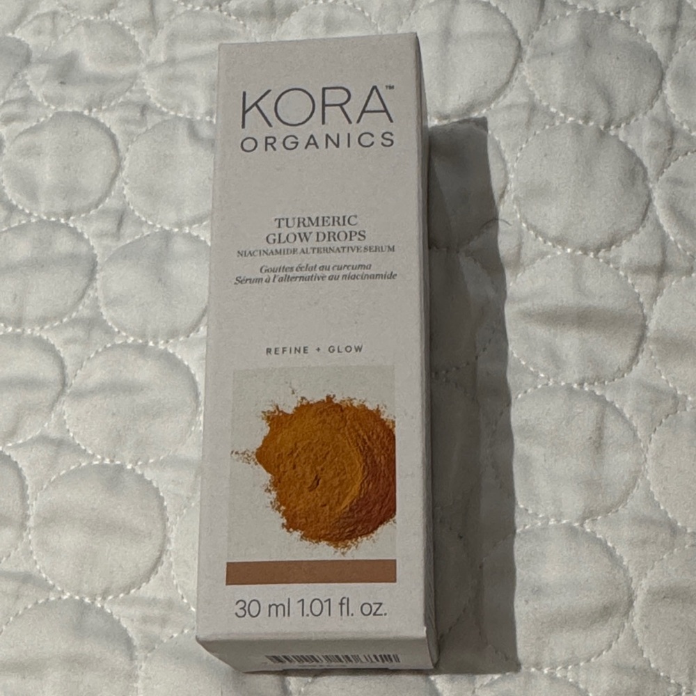 KORA Organics Turmeric Glow Drops Niacinamide alternative serum 30ml brand new
